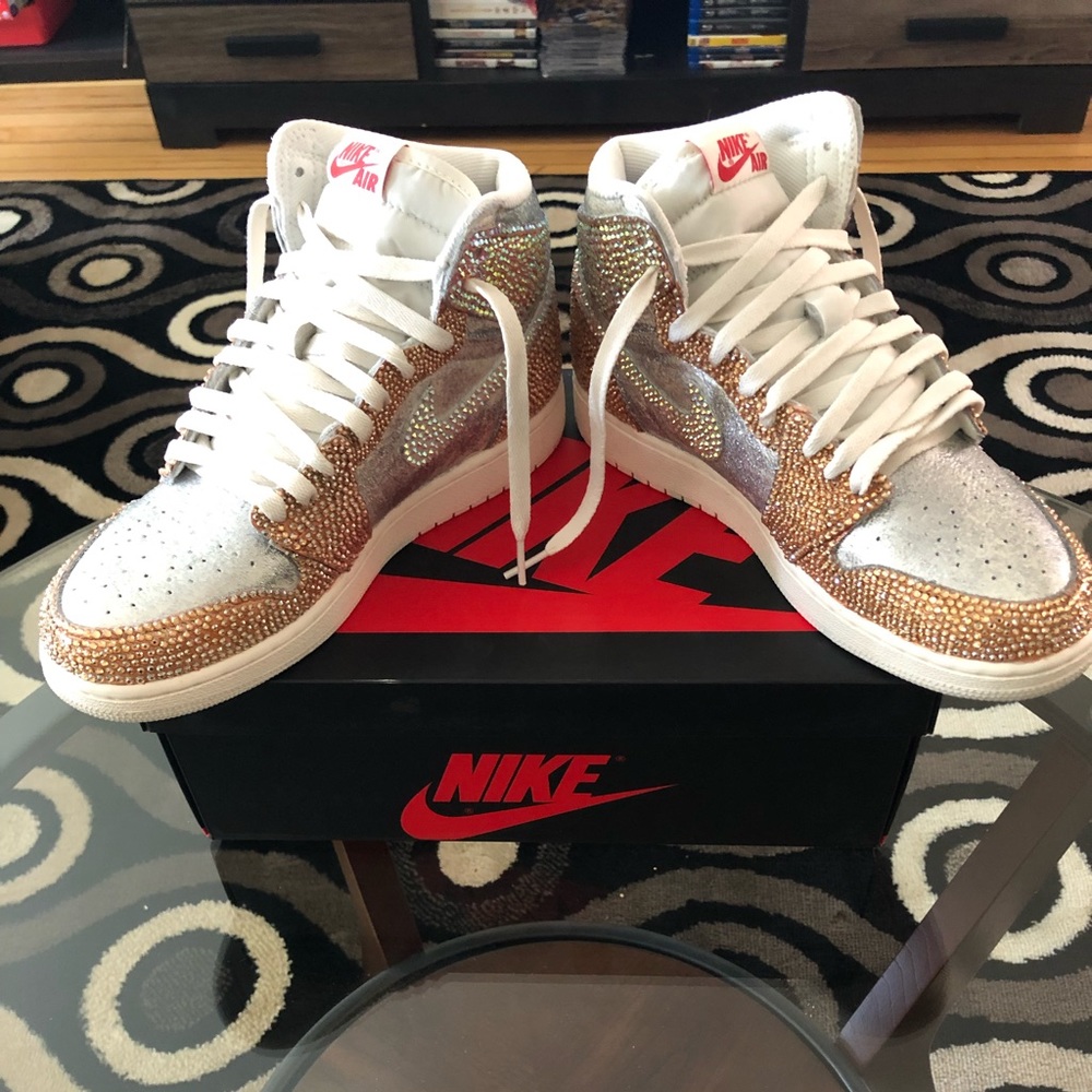 Crystal Adorned Air Jordan 1